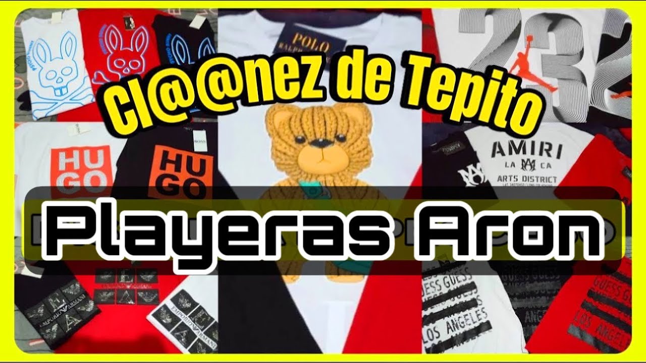 👕La Playeria del Barrio, Playeras Aron 