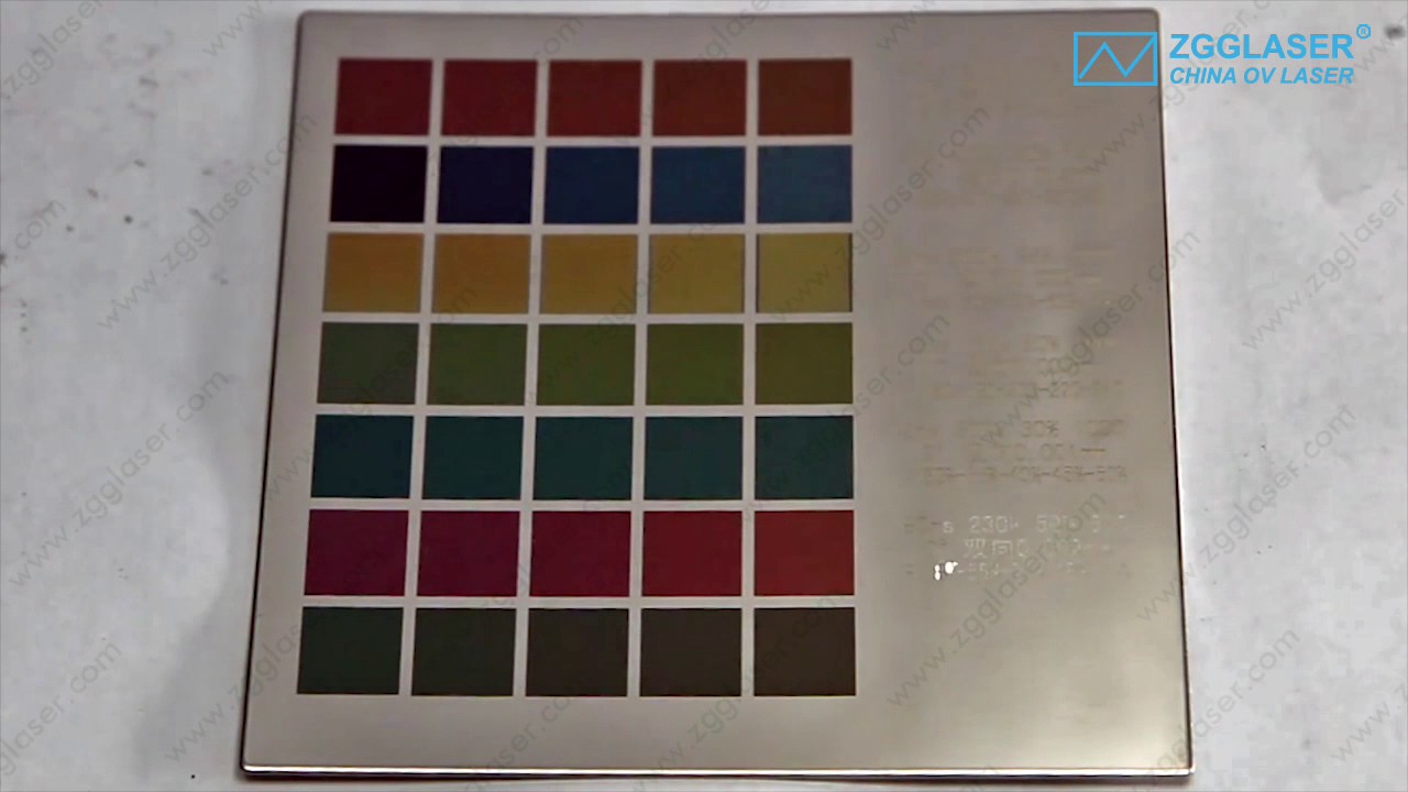 MOPA Color Fiber Laser Marking Machine for Stainless Steel Metal