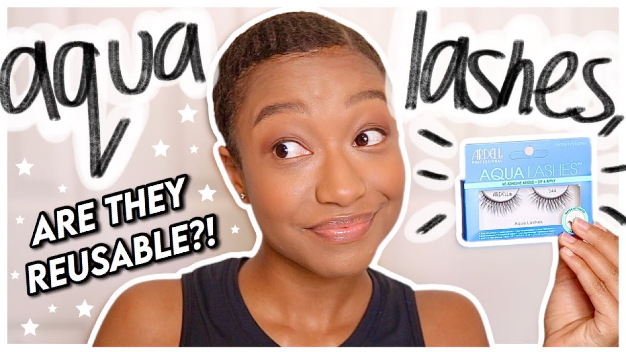TESTING *WATER ACTIVATED* LASHES | ARE THEY REUSABLE?! | ARDELL AQUA LASHES REVIEW |SincerelyCierra