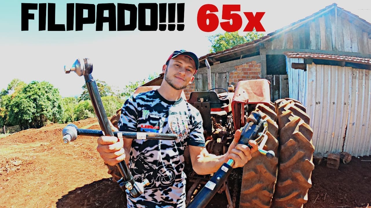 COMO TROCAR BARRA DE DIREÇÃO E TERMINAL DE DIREÇÃO MASSEY FERGUSON 65X #FILIPADO
