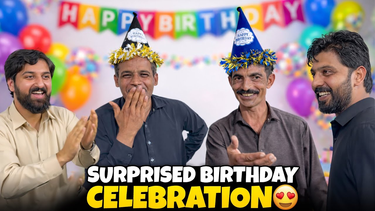 Surprise Birthday Celebration by Marthsquad 😍| Pind Work Routine | Bilal Marth