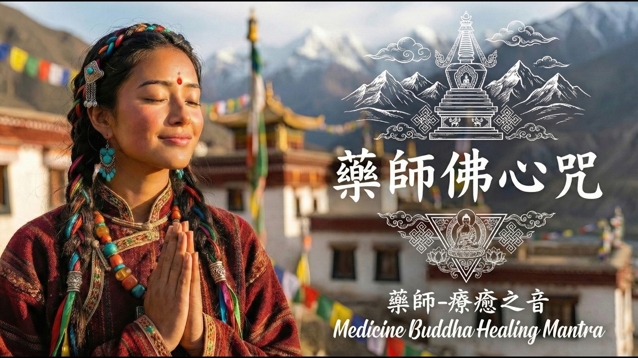 Healing Music | Medicine Buddha Mantra for Healing and Peace | 藥師佛心咒：來自西藏的治癒能量，平復內心的焦慮與不安