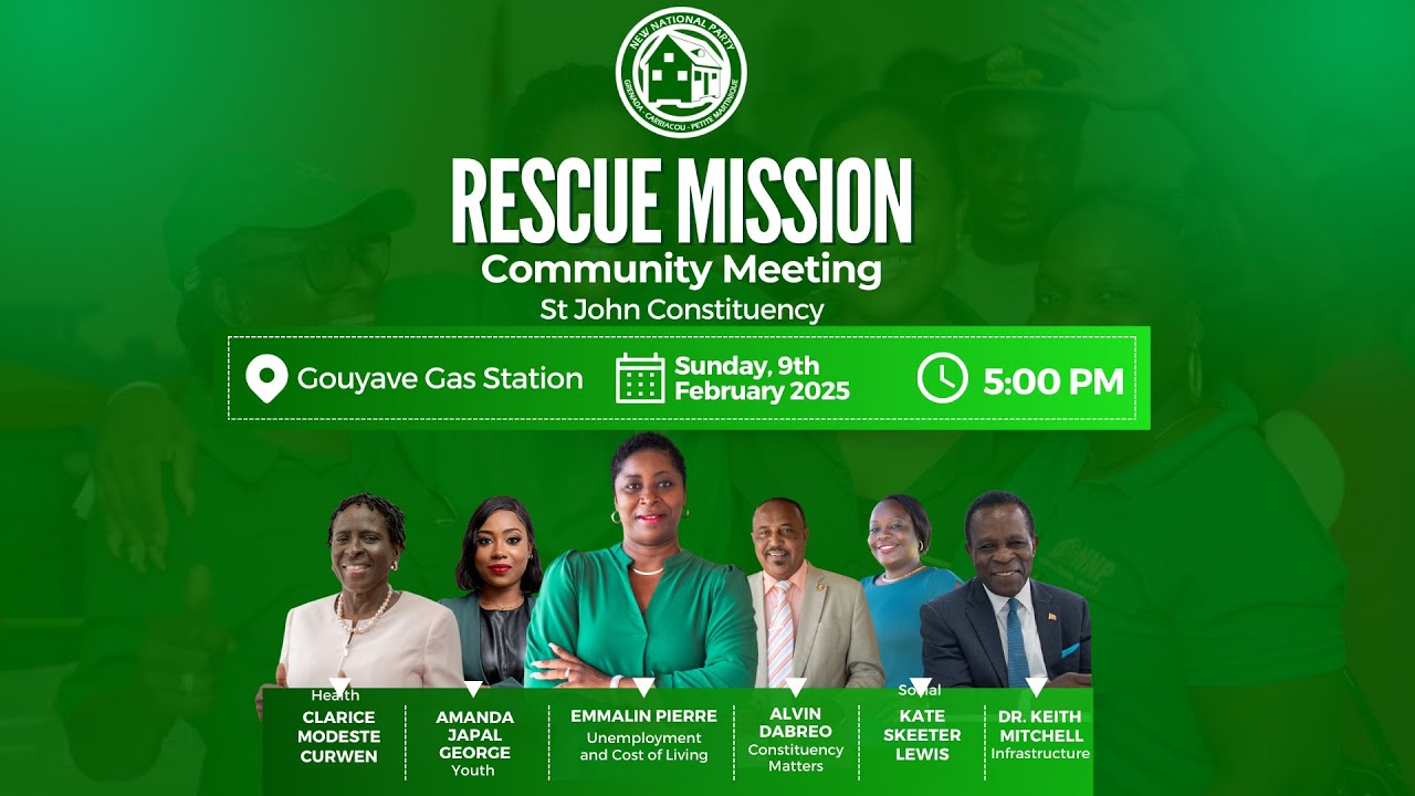 Rescue Mission Community Meeting in the Constituency of St. John | Feb 9th, 2025 #follownnpgrenada