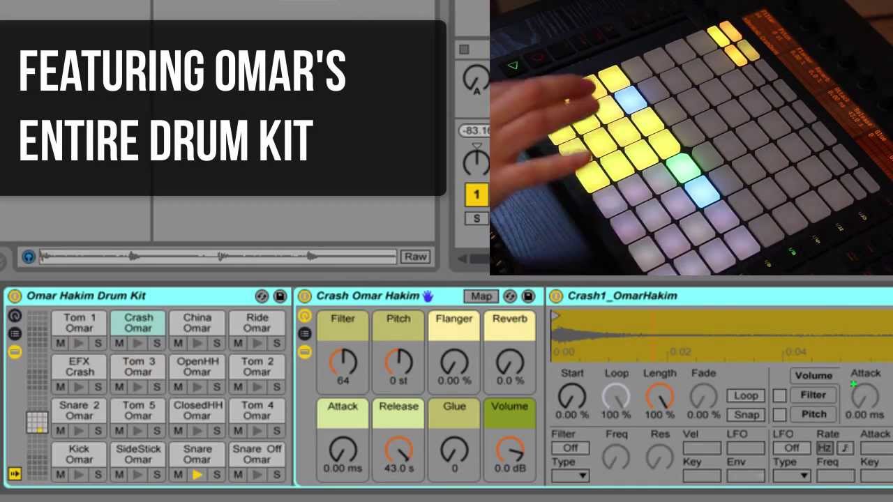 Omar Hakim Drums - Ableton Live Pack