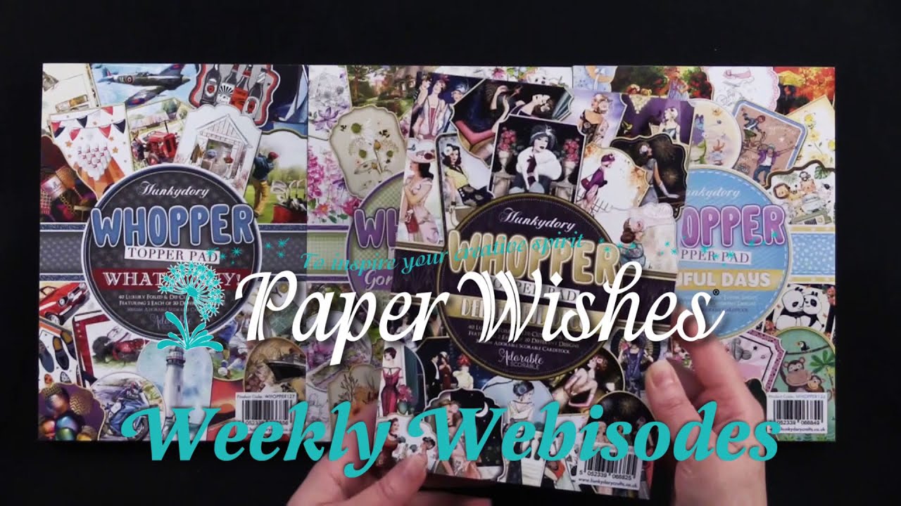 Card Techniques Using Whopper Topper Pads from Hunkydory