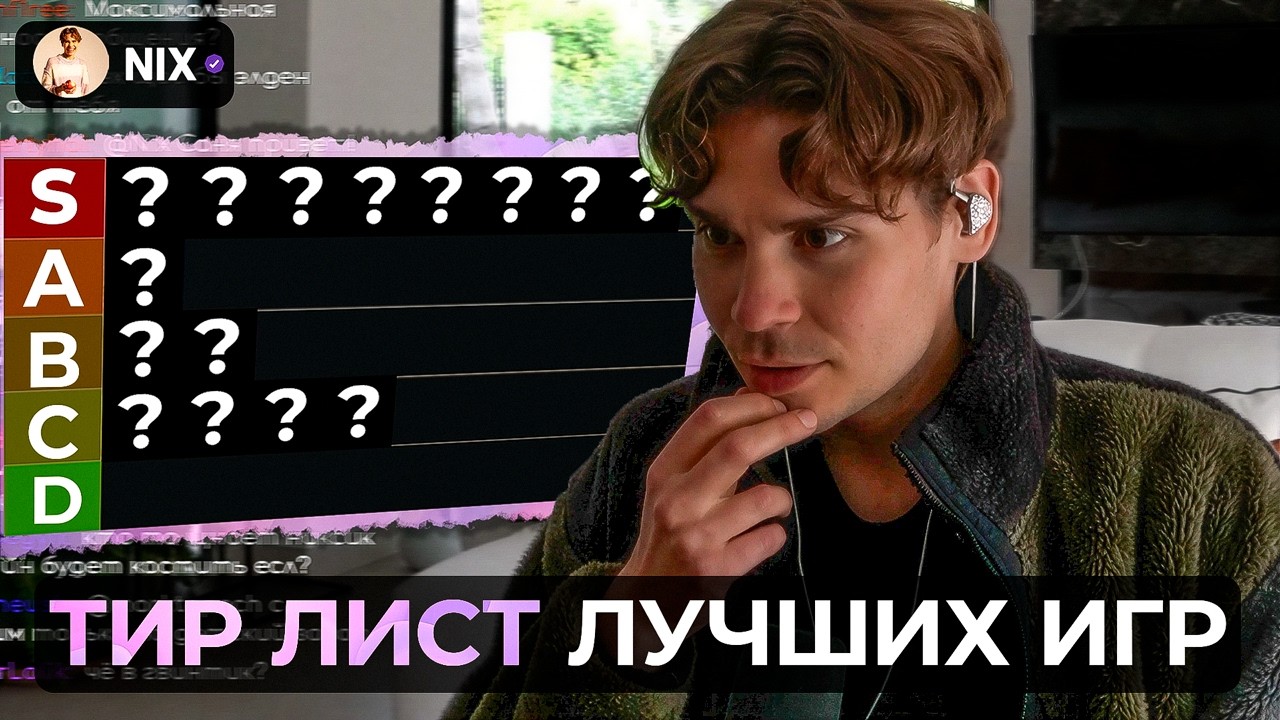 Никс Жёстко про Сюжетные Игры. Ведьмака Не Переплюнуть! Никс составляет Тир Лист пройденных игр