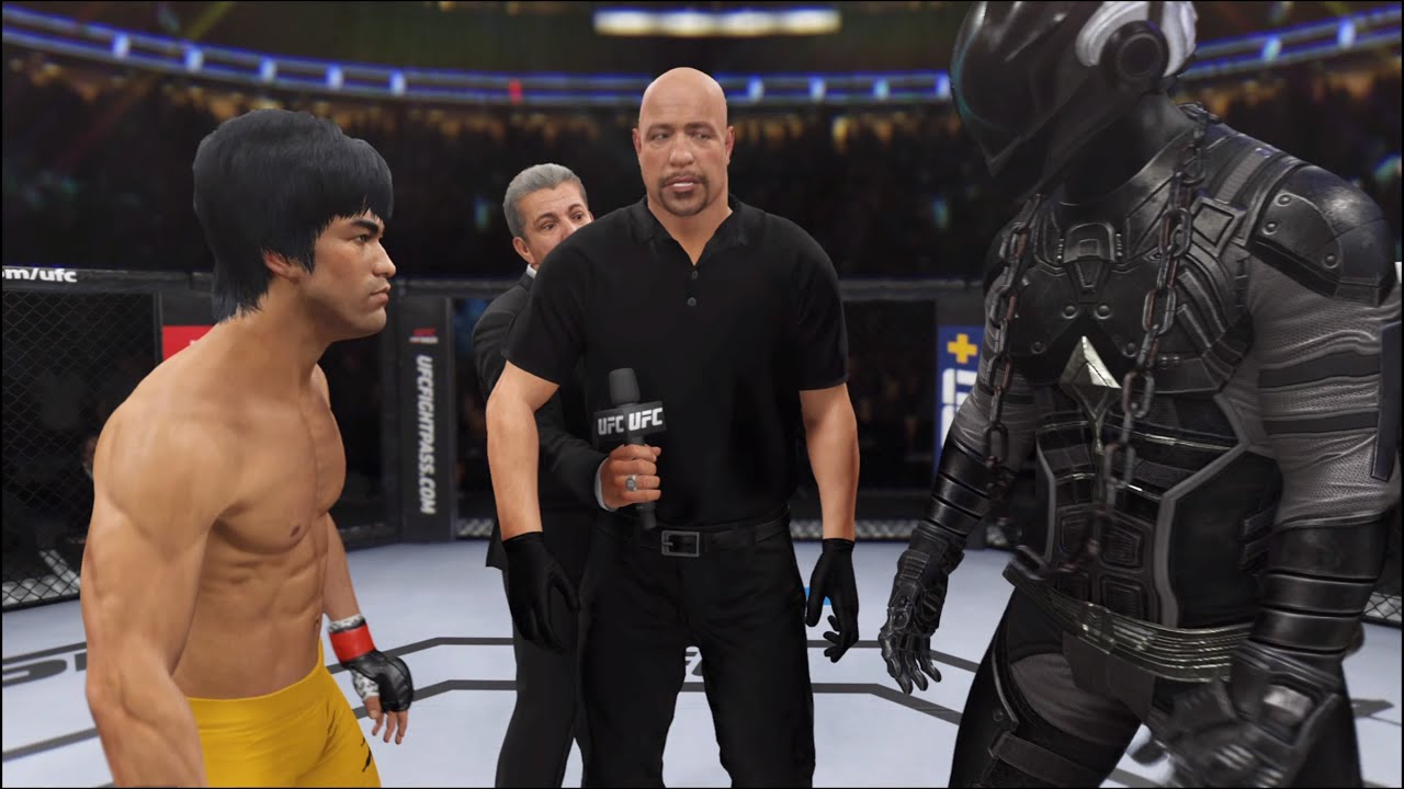 Bruce Lee vs. Moto Biker - EA Sports UFC 4 - Epic Fight 🔥🐲