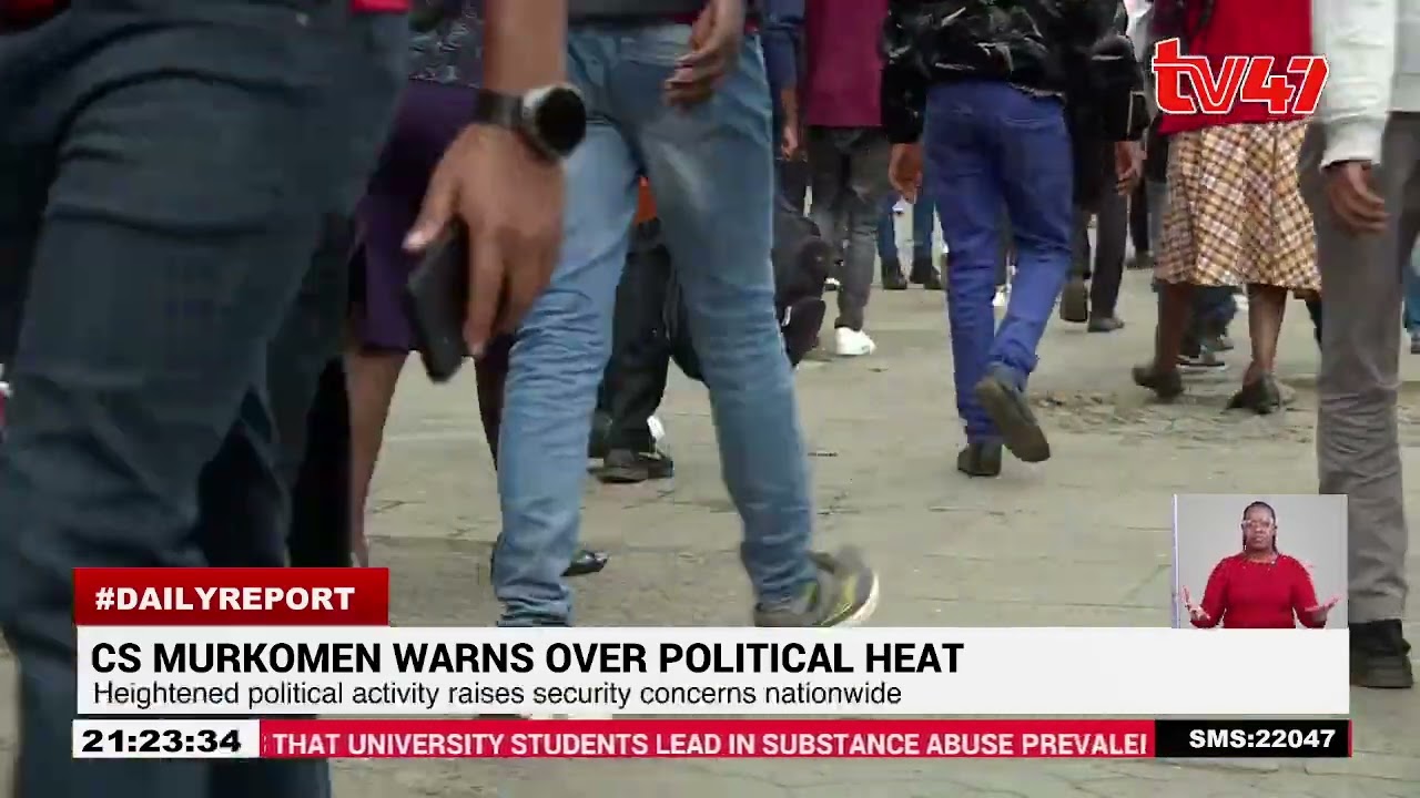 CS Murkomen: Heightened political activity raises security concerns nationwide.