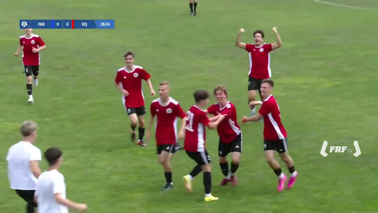 Liga Elitelor U15, finala mare: Farul Constanța - Universitatea Cluj 1-2 (Rezumat)
