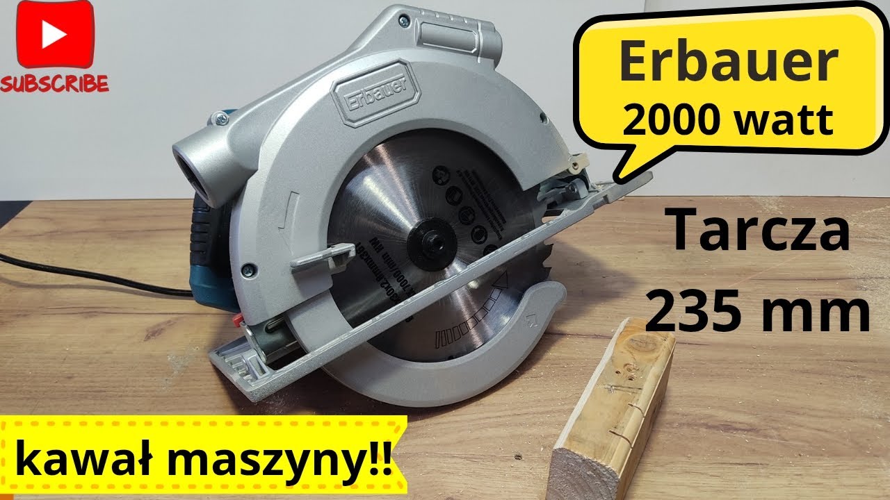 Castorama Pilarka tarczowa Erbauer wolny start duża moc mega Tarcza