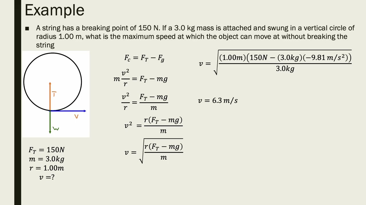 Physics 12: Lesson 2  Vertical Circular Motion