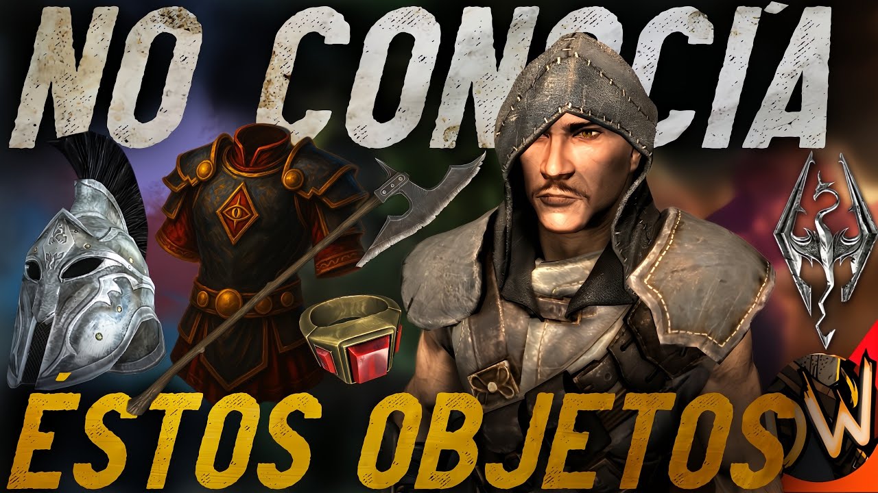 AÑOS JUGANDO SKYRIM, Y no conocía éstos objetos