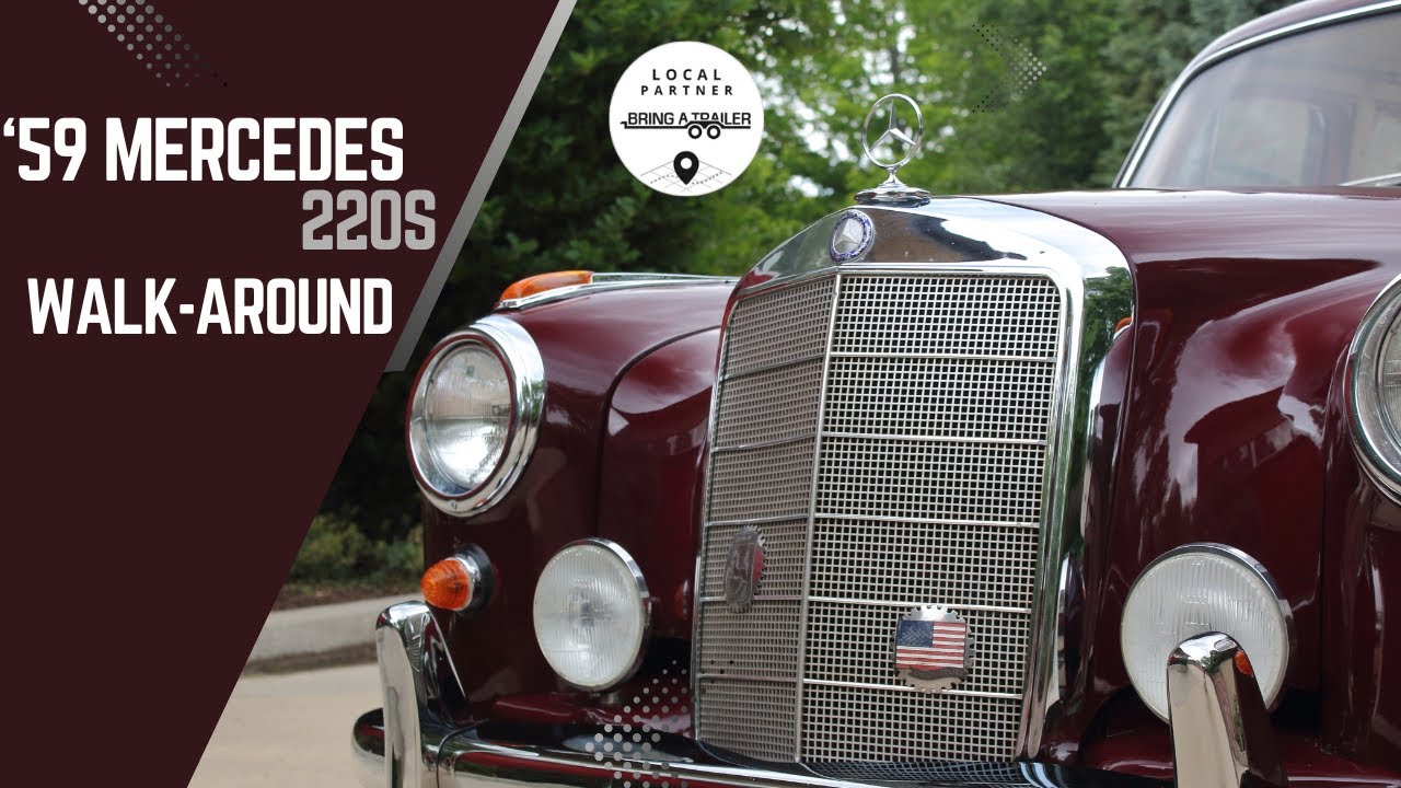 Потрясающий Mercedes Benz 220s 