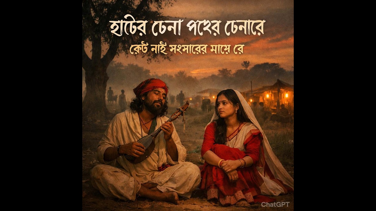 Hater Chena Pother Chenare | Lalon Baul Song | Bangla Folk Sad Song 2026 | Heart Touching Duet