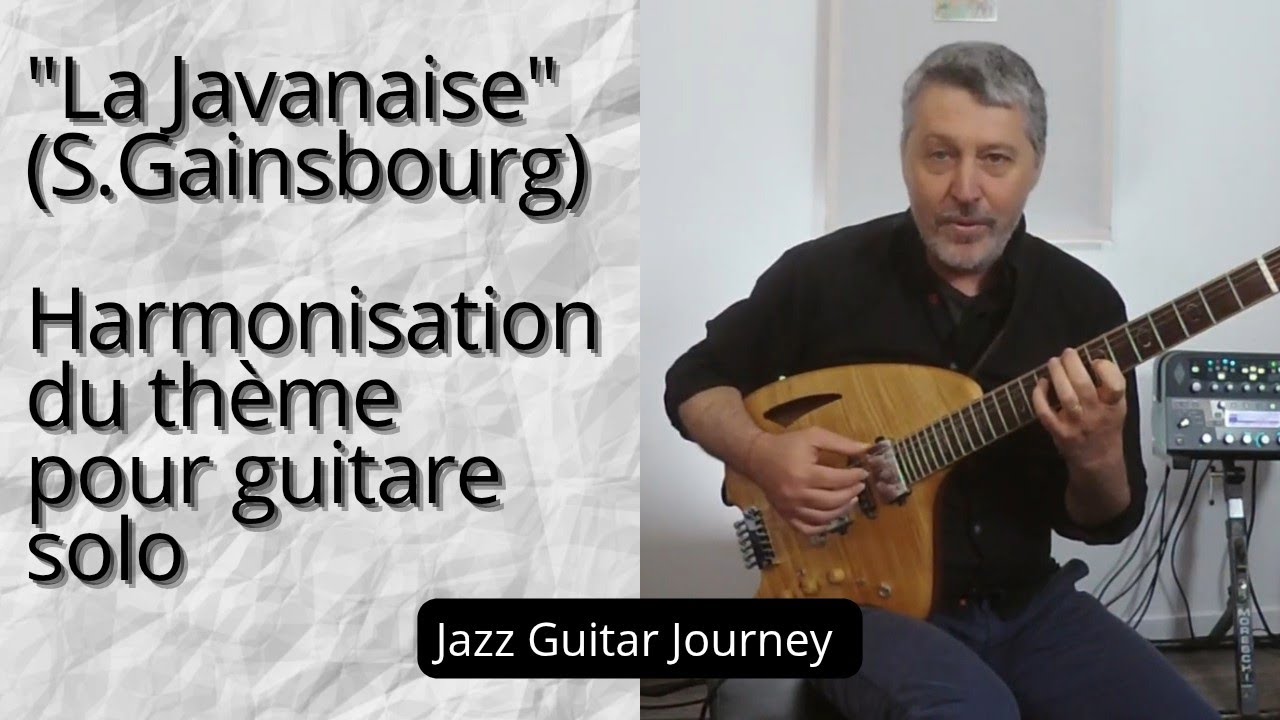 La Javanaise - Serge Gainsbourg -  Les ateliers guitare de Jean Marie FREDERIC (PDF Free).