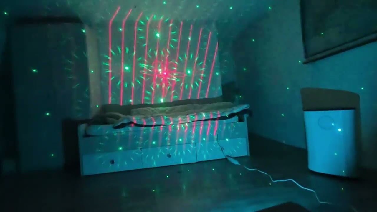 S700LED BEAMZ rookmachine met ACRUX BEAMZ party laser