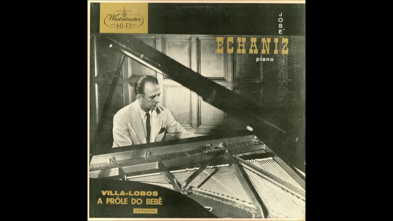 LP Villa-Lobos - A prole do bebê Vol.1 e Vol.2 (José Echániz, piano) (1955)