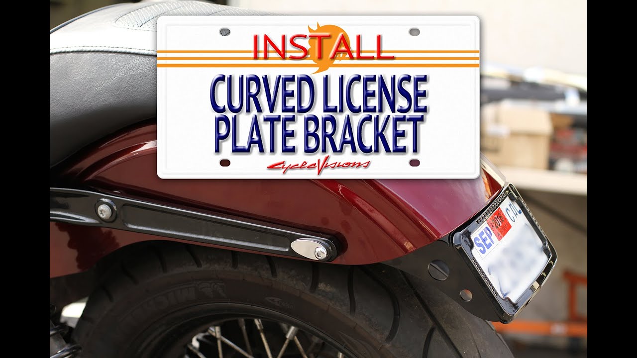 How To:  CV4650 Curved License Plate Mount