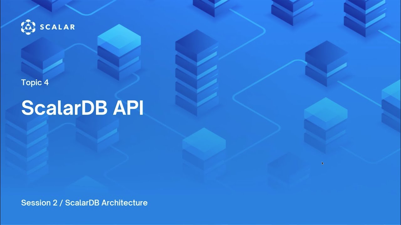 【ScalarDB Hands-on】5. ScalarDB API