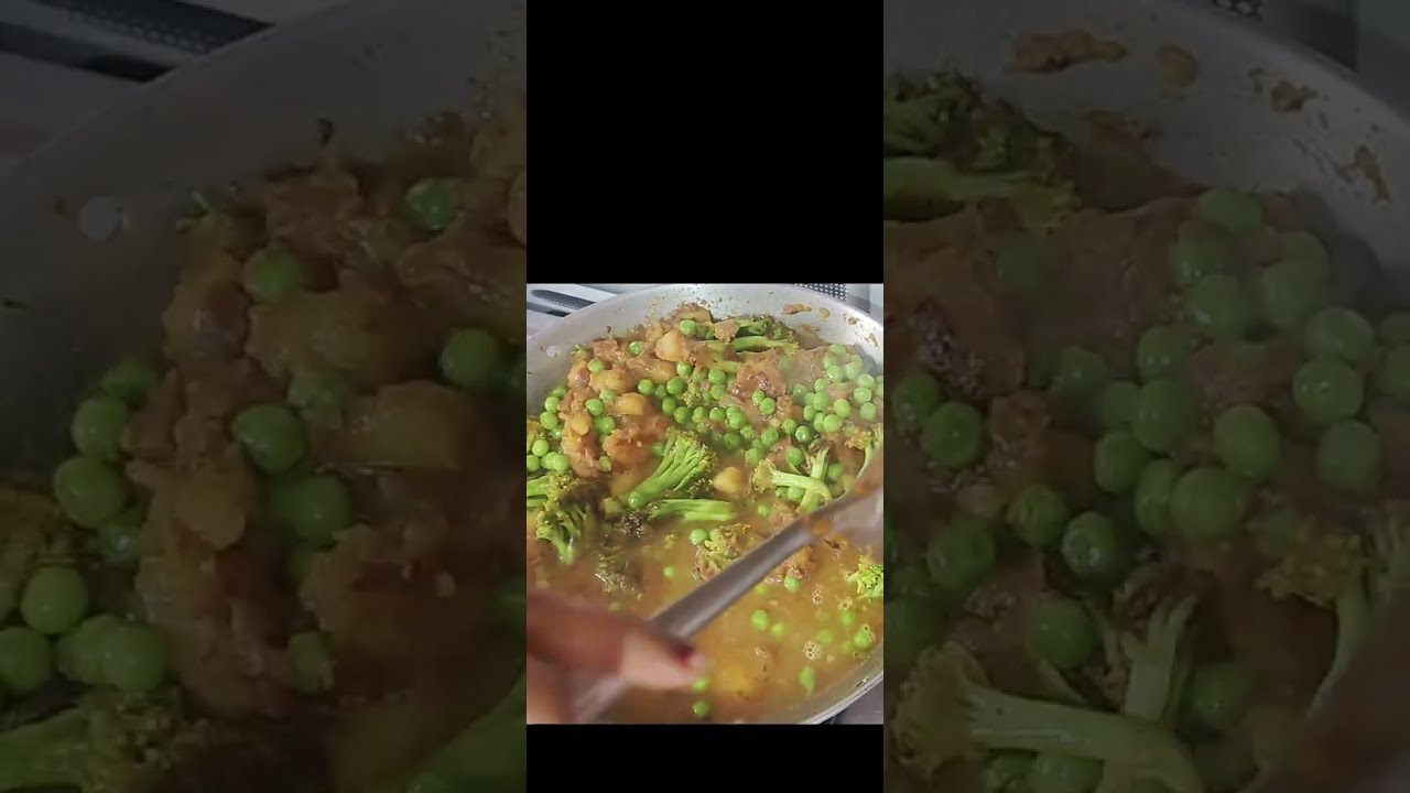 Broccoli aloo matar ki bahut hi testi sabji#indian cooking channel #recipe 👍👌🤤♥️