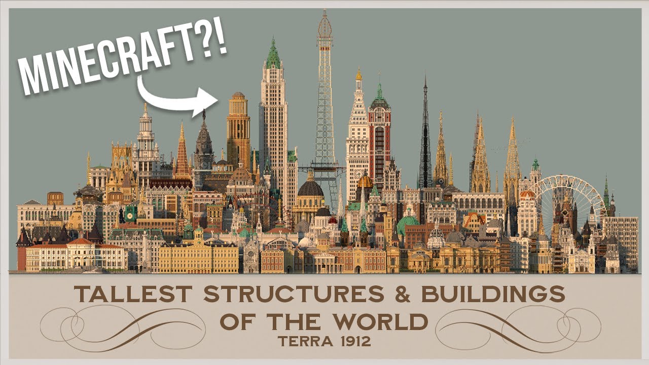 Minecraft Size Comparison: 100 Tallest Historical Buildings