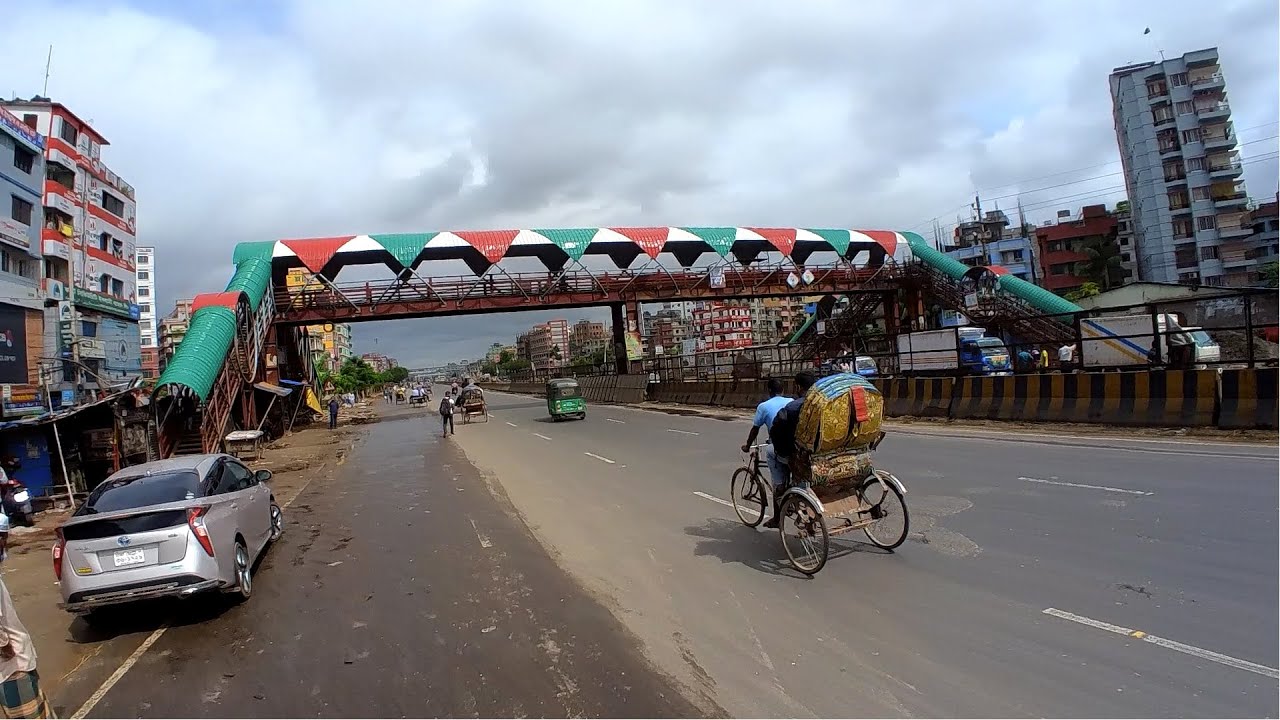 Shonir Akhra to Malibagh || 24 July 2021 || Street View ob Bangladesh