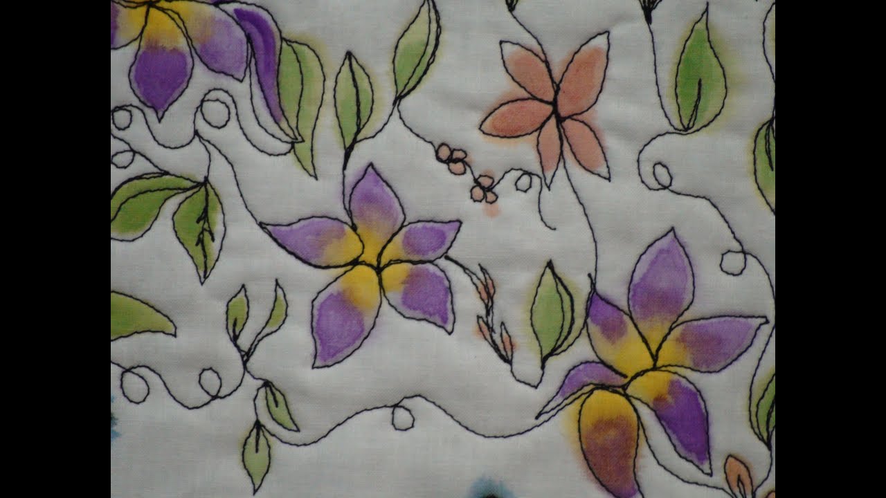 Free Motion Quilting and Painting (reload)