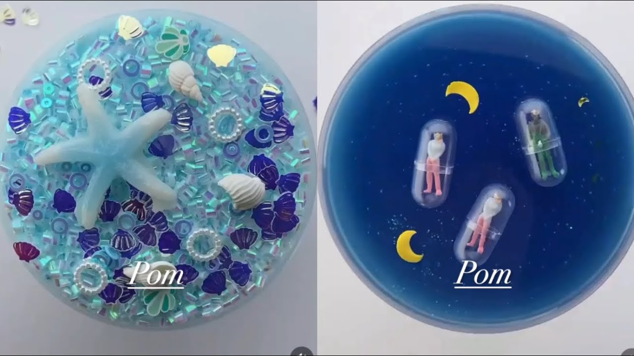 |Satifying Slime Compilation| Blue Slimes!!