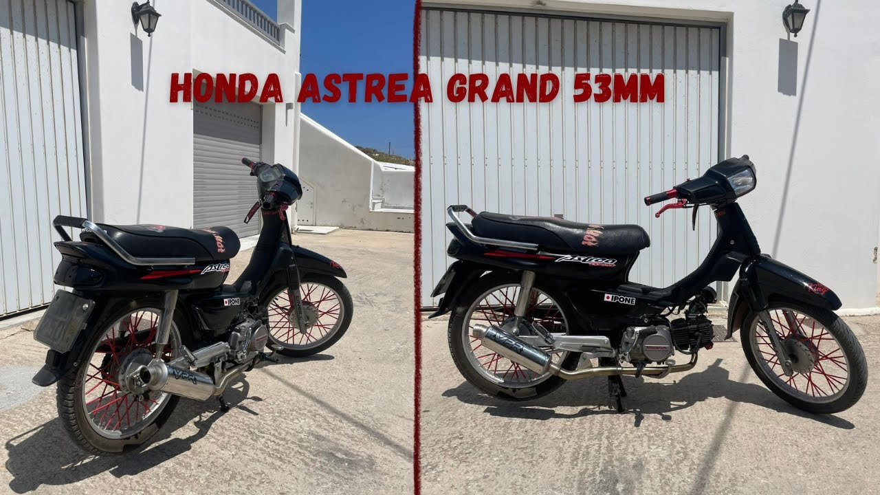 Honda Astrea Grand 53mm ΚΑΙ στην παραλια | ft. Daytona Sprinter 72cc