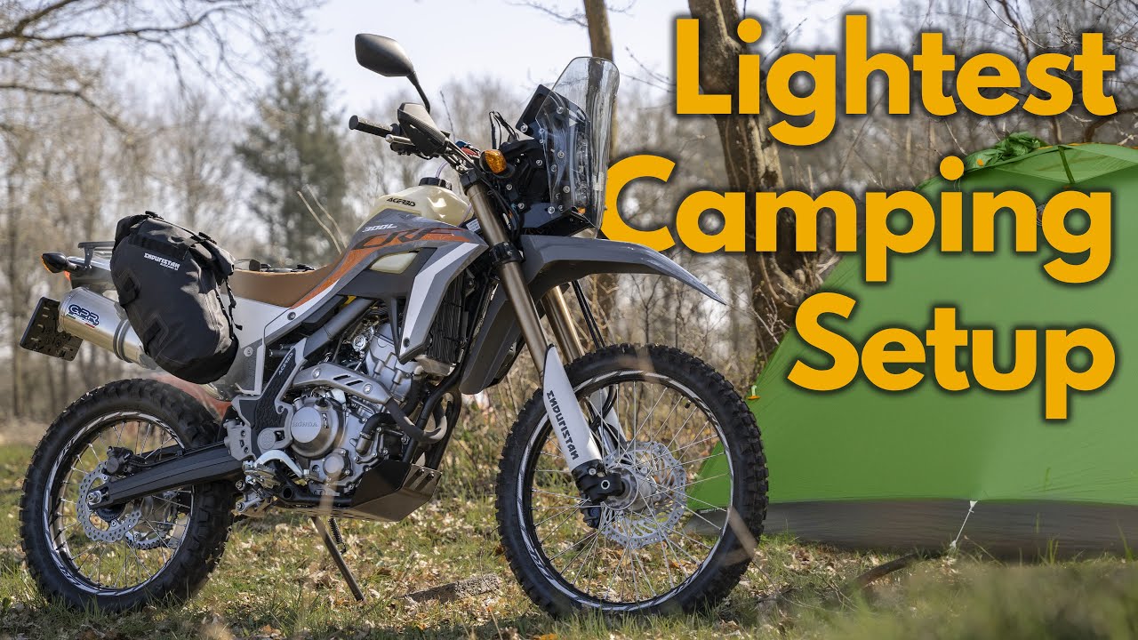 Ultralight Moto Camping: Challenge yourself to go Lighter