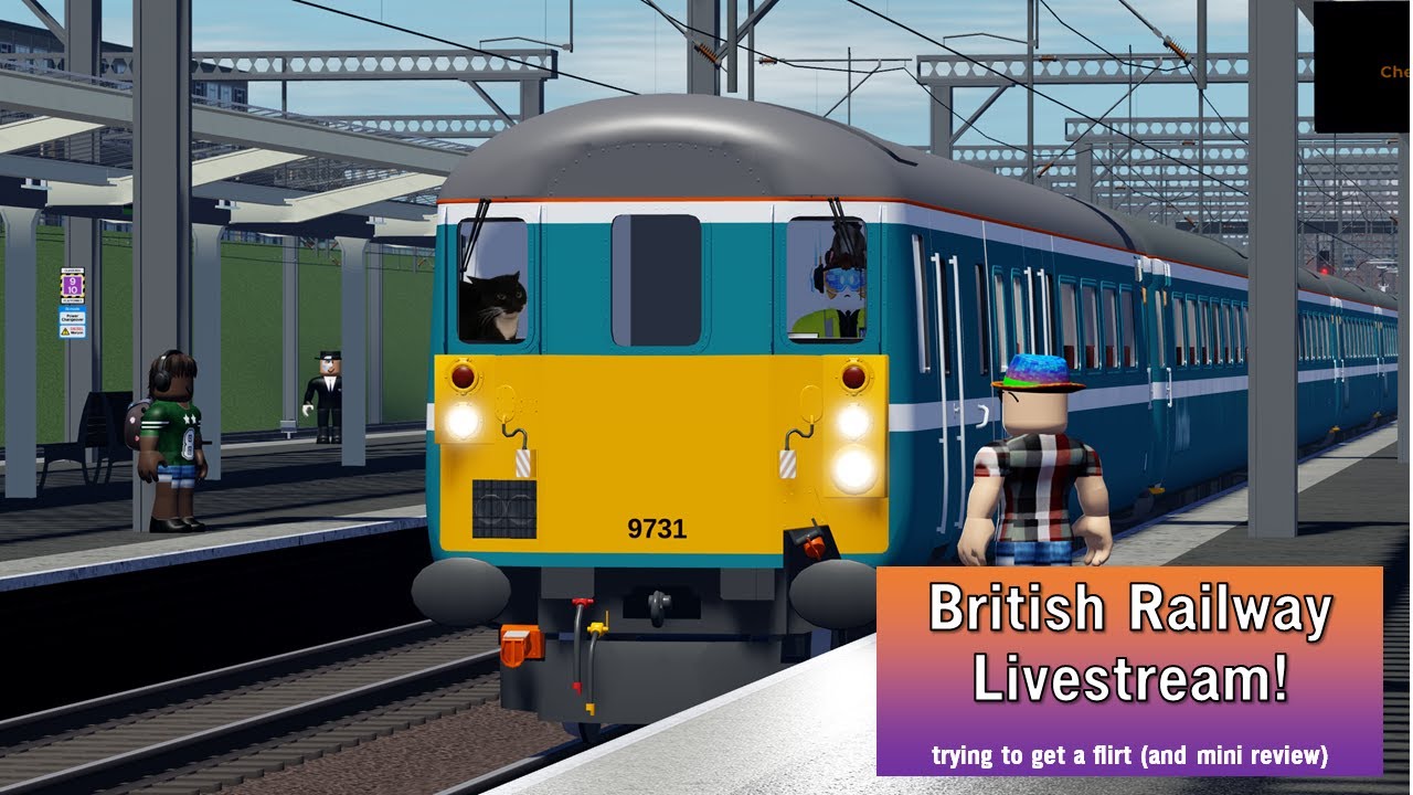 getting a flirt (or at least trying to) - British Railway Live Stream - Roblox