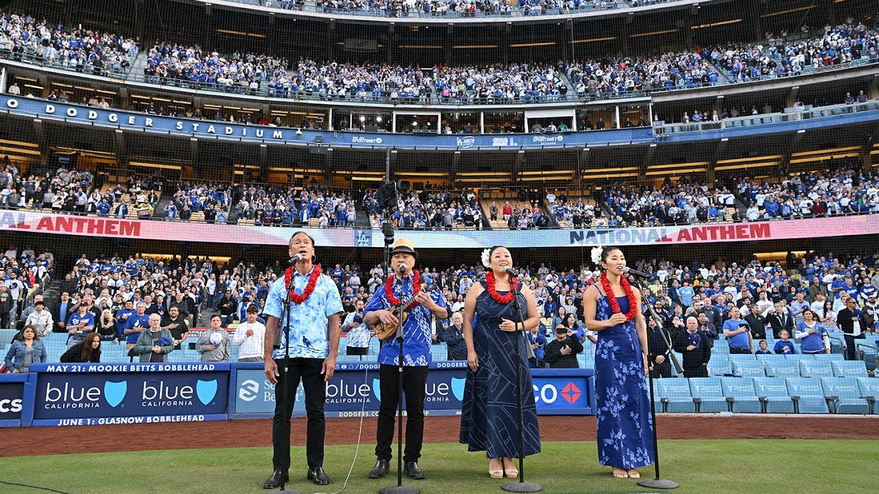 National Anthem (Dodger Stadium) Daniel Ho & Hālau Hula Keali'i o Nālani