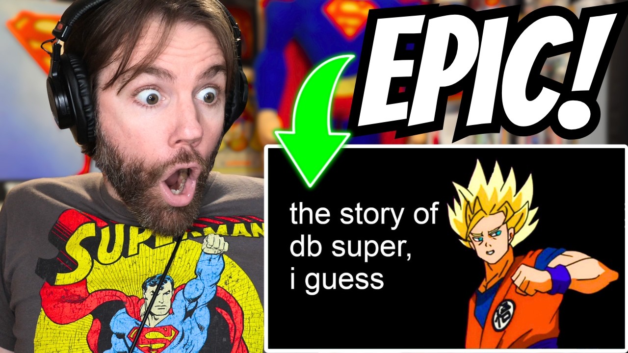 Superman Fan Reacts to the ENTIRE story of DRAGON BALL SUPER, i guess (anime)