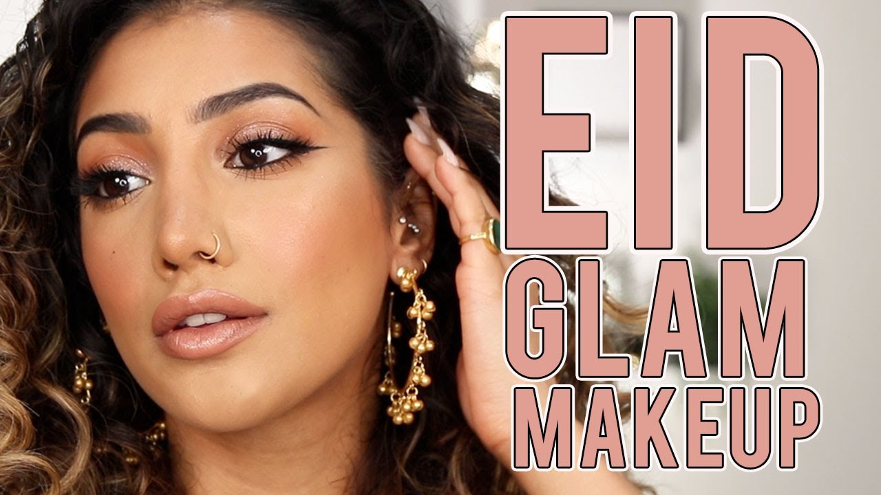 Мягкий и простой гламурный макияж для праздника Ид | AnchalMUA
