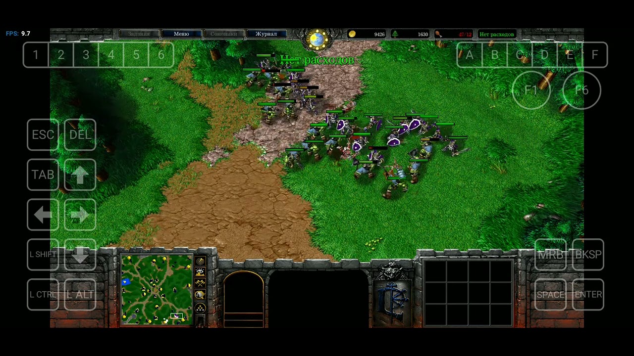 #warcraft3 20 footman vs 15 grunt