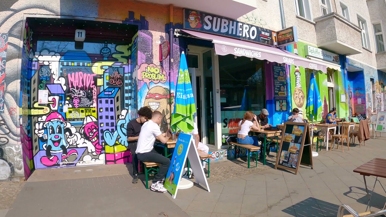 Berlin Friedrichshain Full 4K Walking Tour & Drone