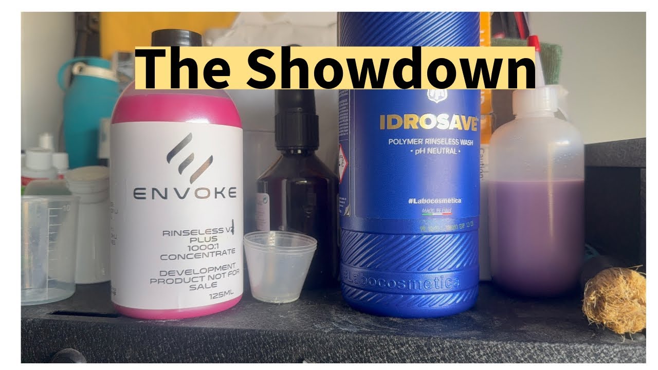 ENVOKE VS IDROSAVE &mdash; Rinseless Concentrates Go Head To Head