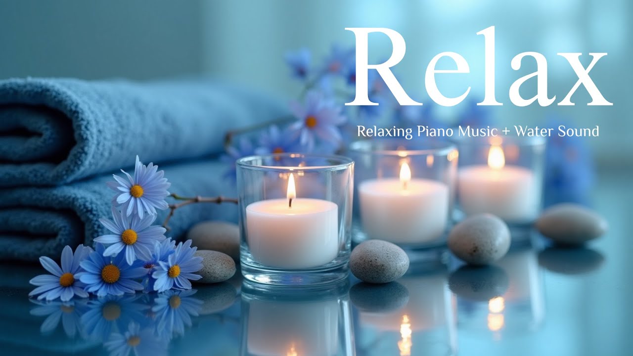 Soothing Piano Music with Water Sounds 🌿 Gentle Calm for Sleep, Stress Relief & Deep Relaxation