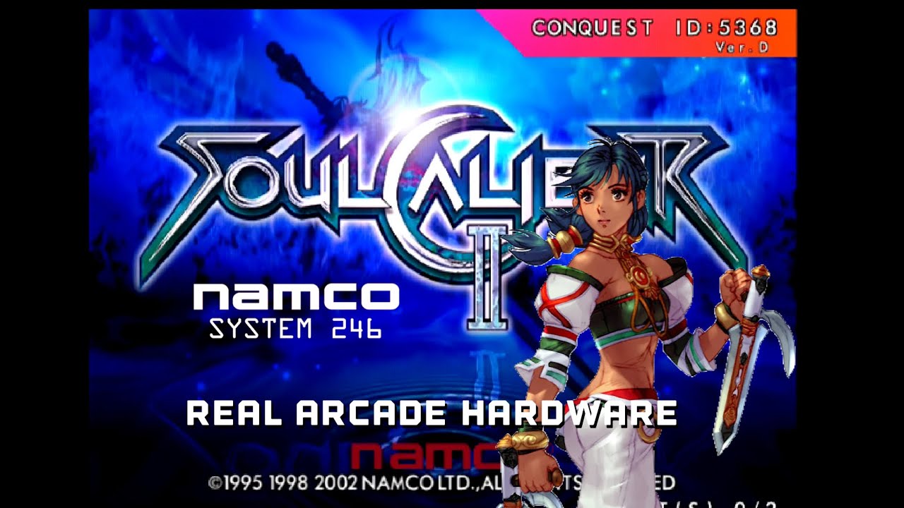 Soul Calibur II Talim real arcade gameplay Namco System 246 HD 60 FPS