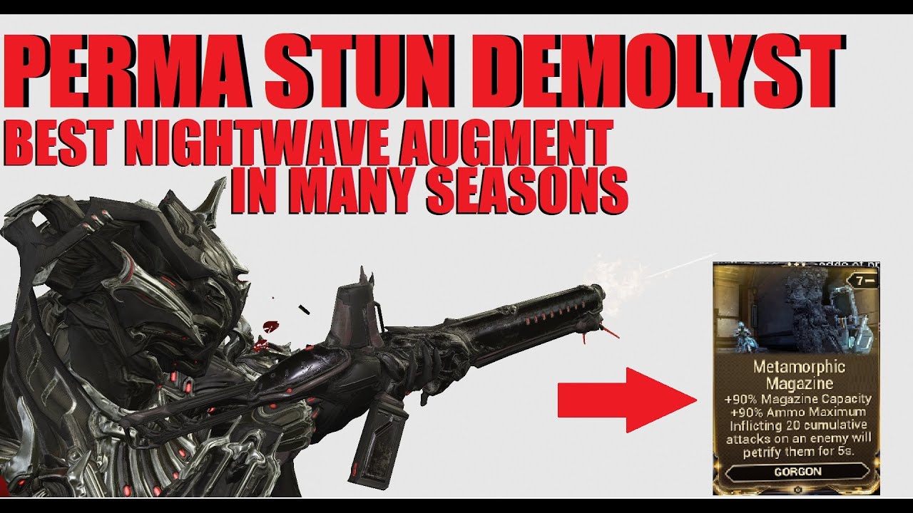 [WARFRAME] New Gorgon Augment Can Petrify Demolyst/Acolyte/Bosses! | Lua's Prey