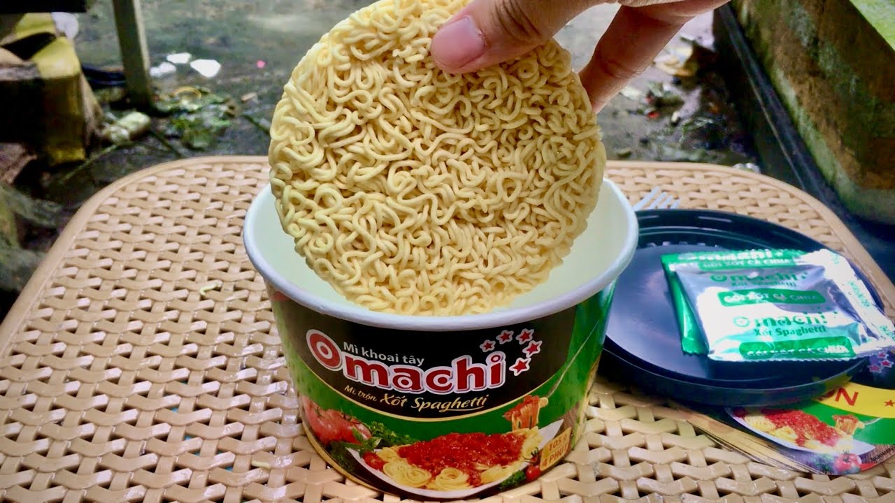 Mì OMACHI sốt spaghetti, mì khoai tây. Tập 13