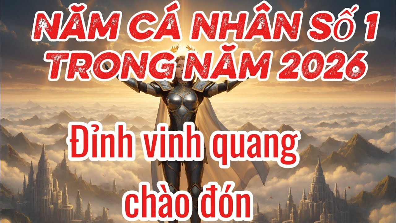 Năm cá nhân số 1 trong năm thế giới số 1 - 2026| Bước đệm cho bạn bùng nổ.
