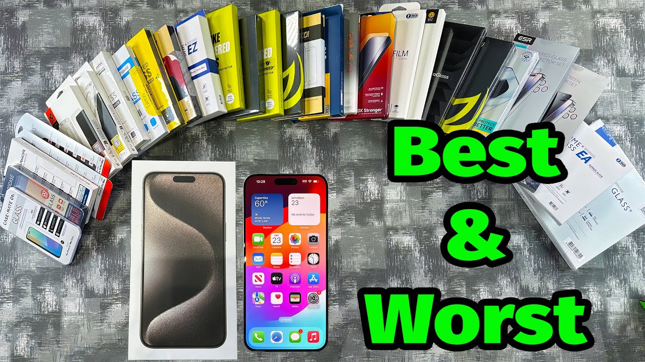 Best And Worst Screen Protectors for Apple iPhone 15 Pro Max