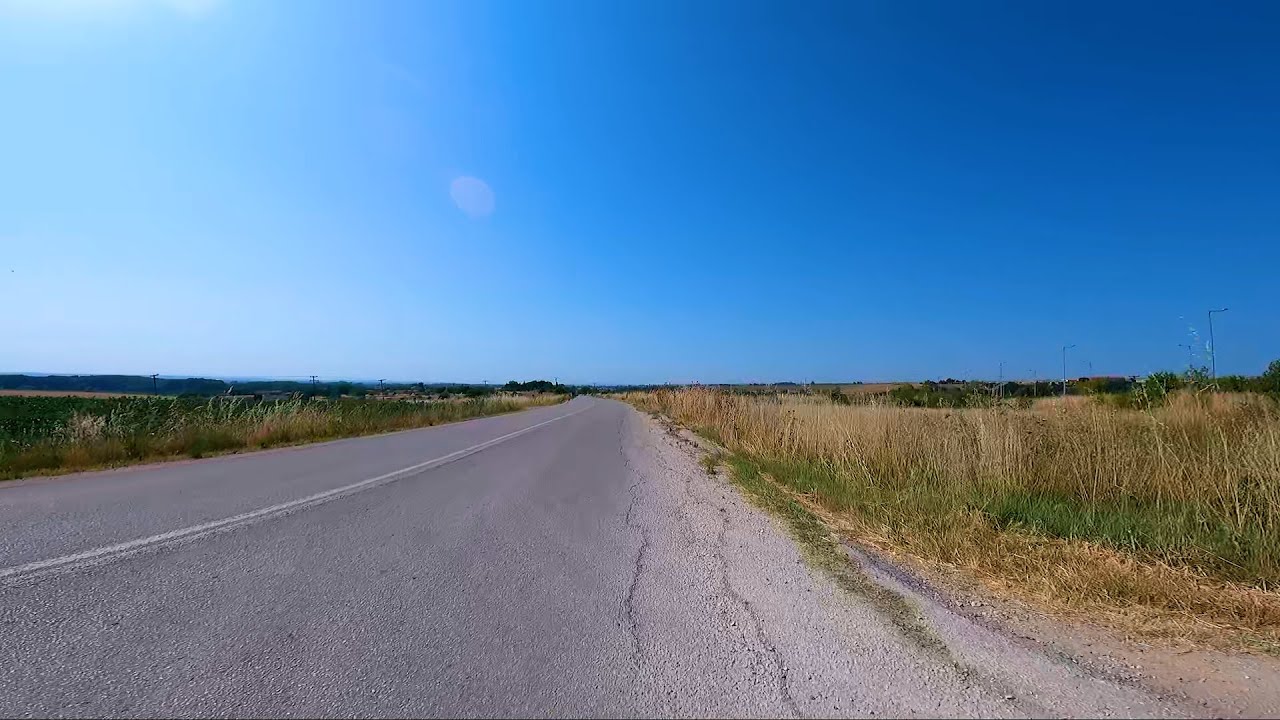 Little Ride From Edirne To Orestiada Lidl | No Talk - Just 1 Hour Ride