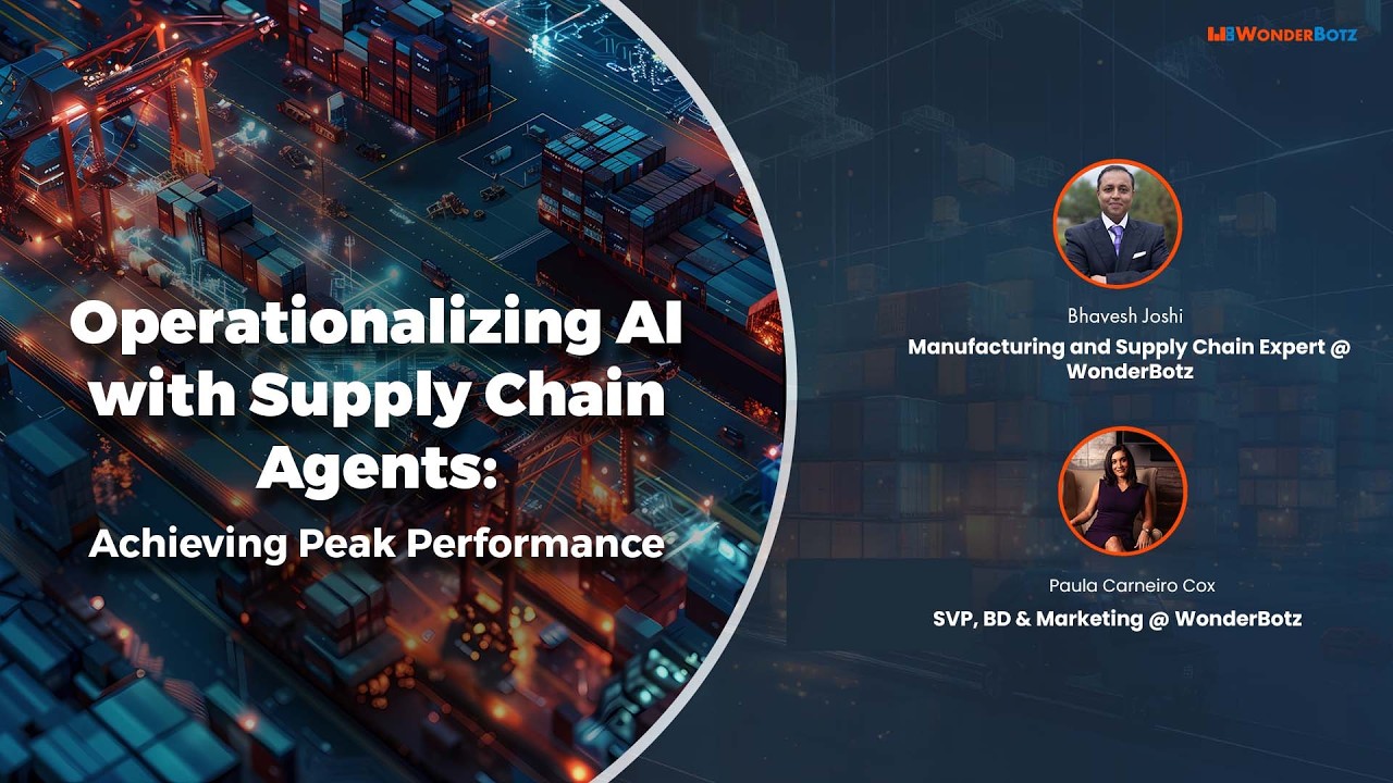Operationalizing AI with Supply Chain Agents