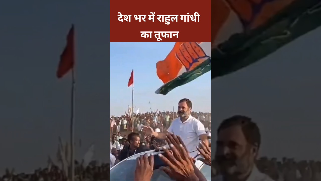देश भर में Rahul Gandhi का तूफान || #viralvideo #rahulgandhi #congress #shorts #shortvideo #shorts