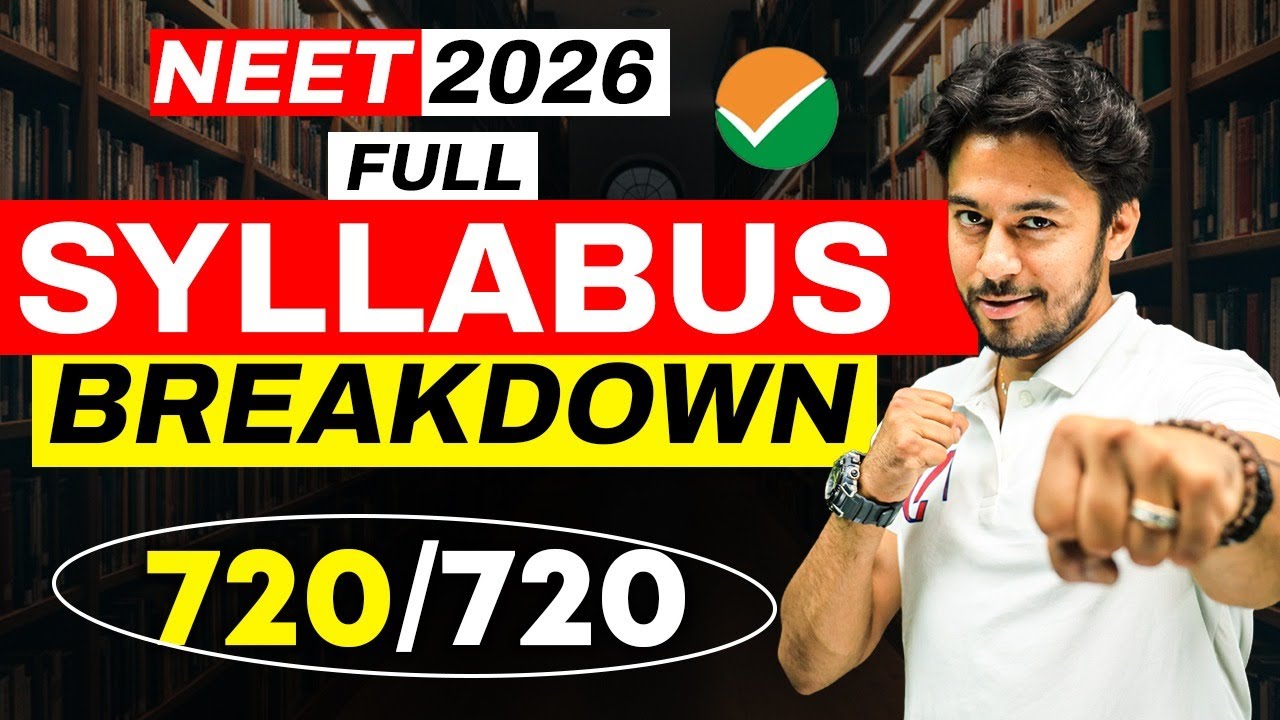 NTA Major Update! Syllabus CHANGED? | Must Do Topics For NEET 2026 | Kshitiz Sir | Shivani Mam