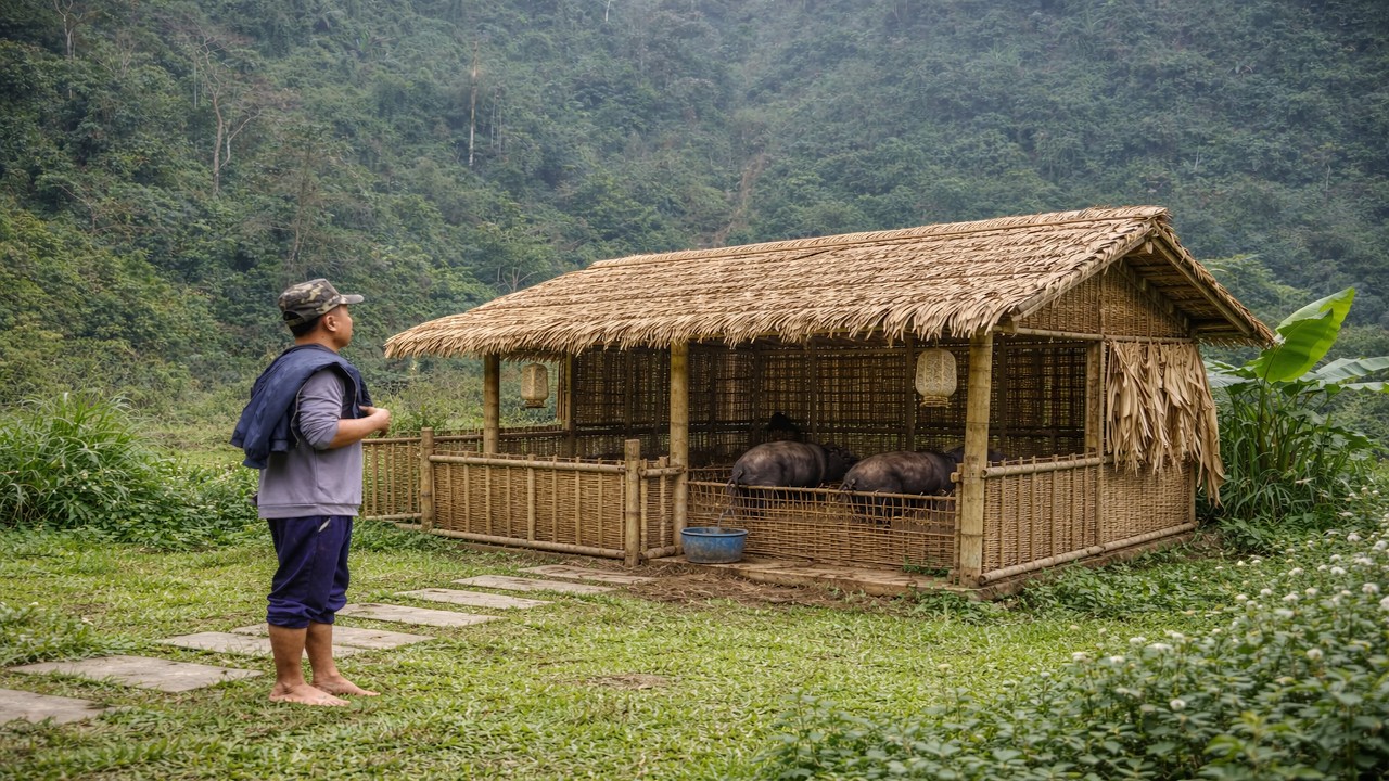 Build animal shelters by 2026 - Single life of Trieu Thanh when no one is around