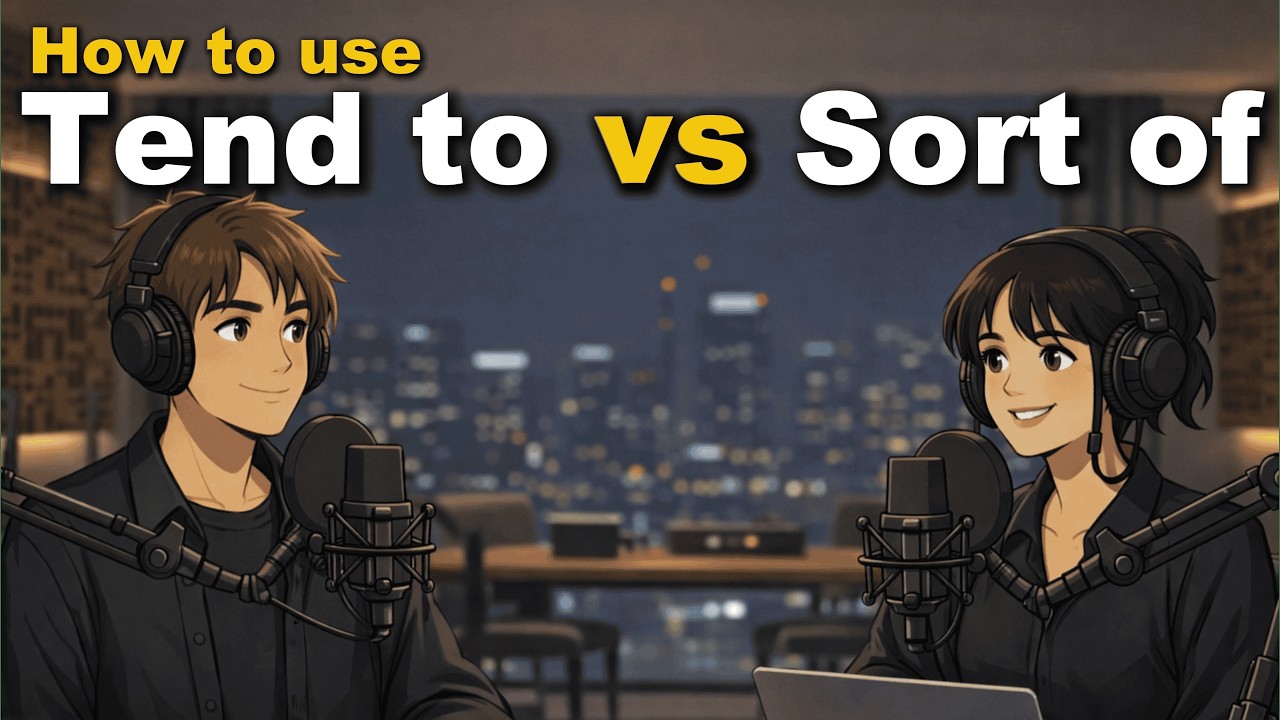 How to use Tend To vs Sort Of in English | Easy English Conversation Practice