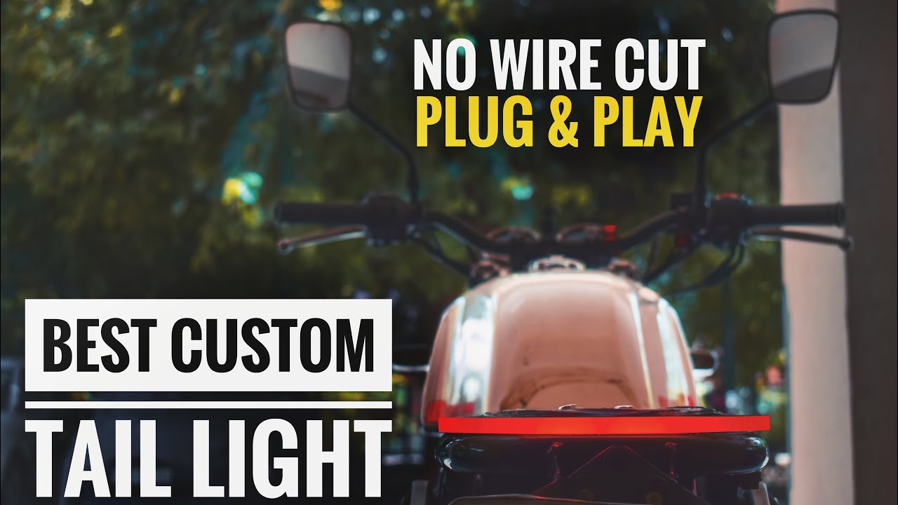 Custom LED Tail Light for Continental GT 650 & Interceptor 650 || Project Brat